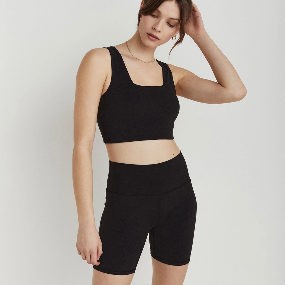 Varley S Dina 7” Biker Shorts Black